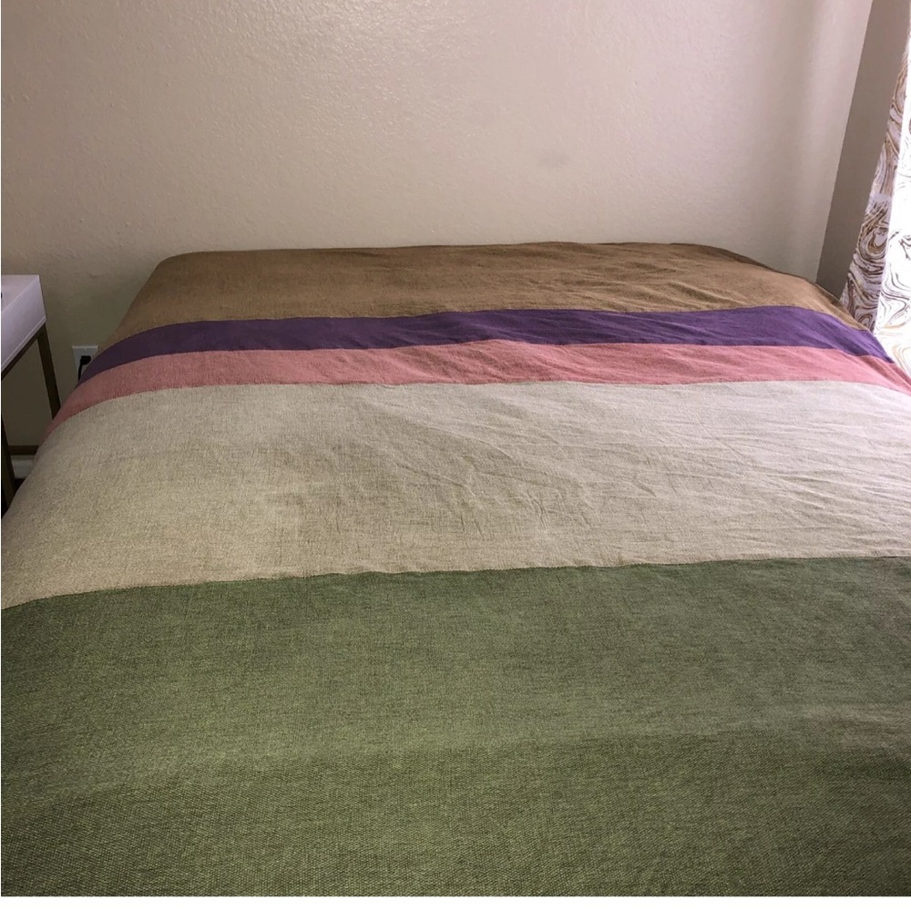 Dransfield & Ross queen Duvet cover Reversible